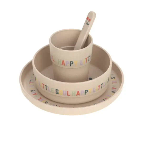 Lässig Dish Set PP/Cellulose Happy Fruits cherry
