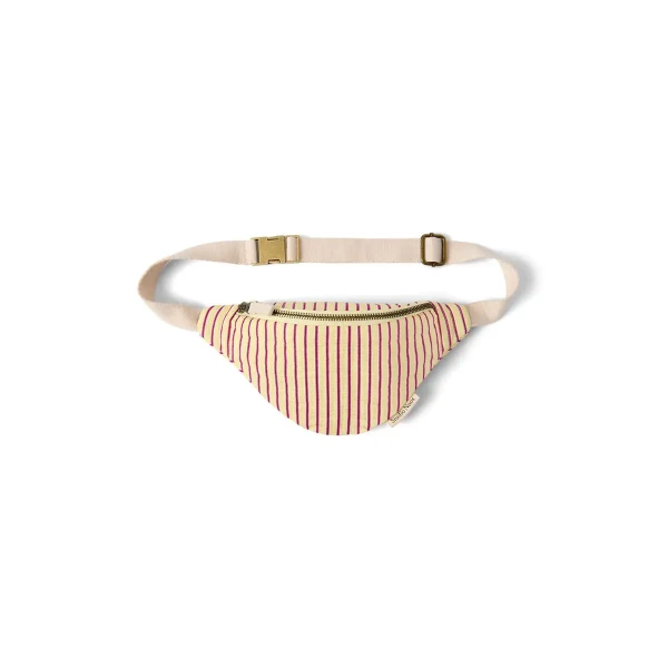 STUDIO NOOS - Poplin Mini FANNY kabelka Butter Yellow Striped