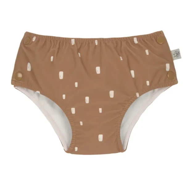 Lässig plavecká plenka s patentkami Snap Swim Diaper bricks caramel 07-12 mon.