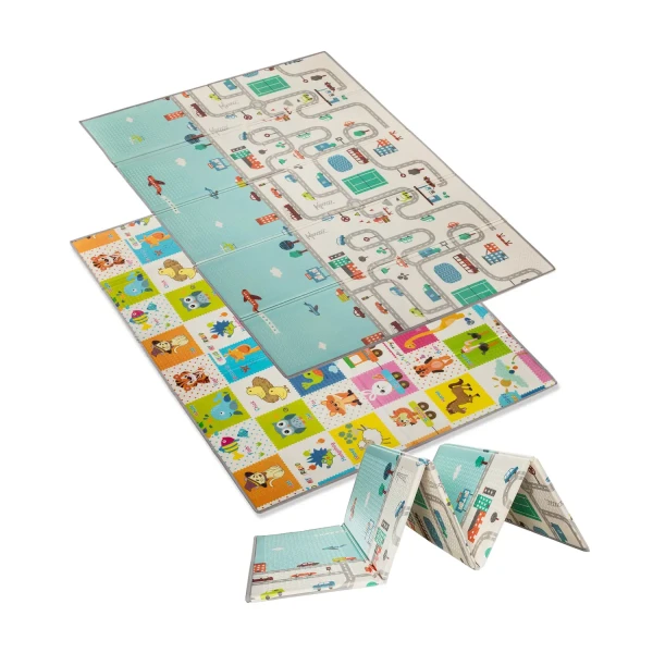 Zopa Multifunkčná penová skladacia podložka obojstranná 200x150, City