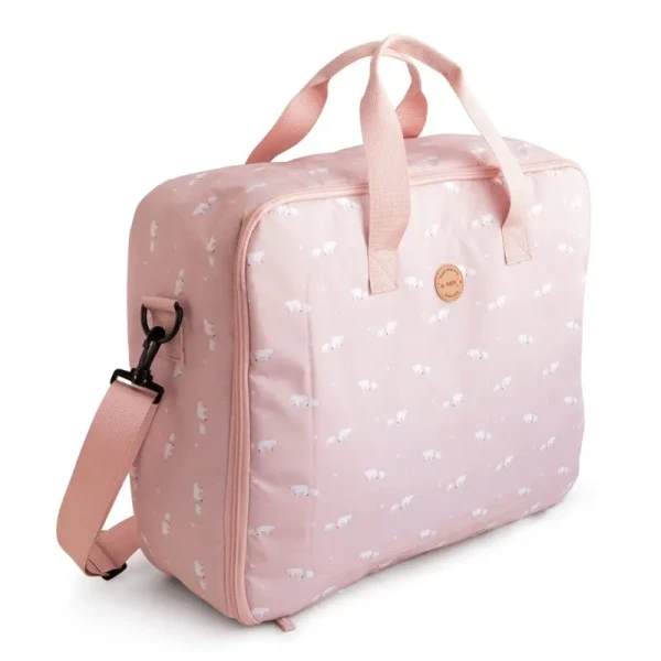 Saro Baby Detský látkový kufor Polaris Pink