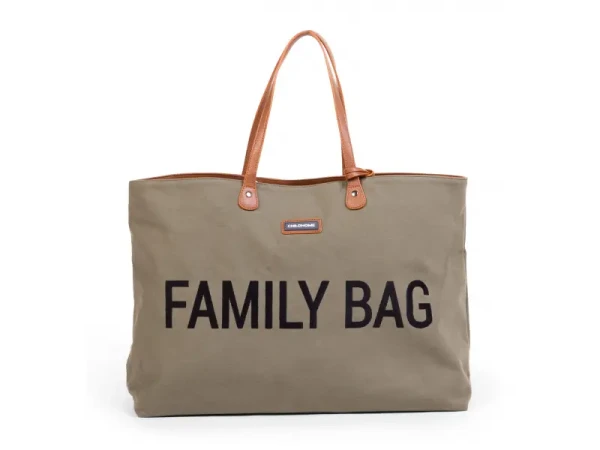 Childhome Cestovná taška Family Bag Canvas Khaki