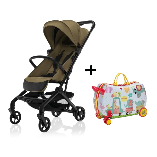 Zopa Športový kočík Jet + kufrík Pack&Ride ZDARMA, Toffee Brown