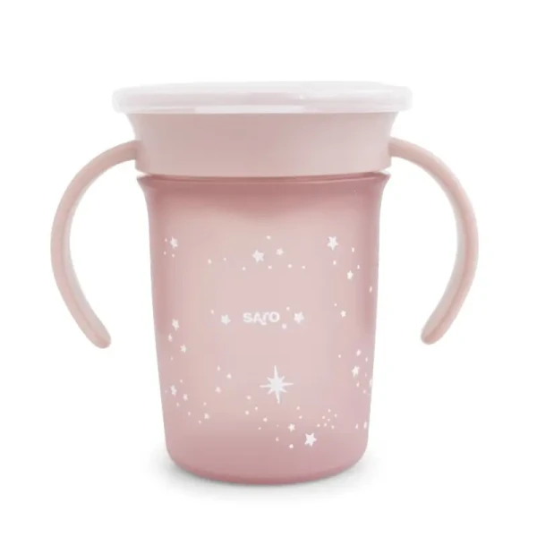 Saro Baby Tréningový hrnček 360° Pink