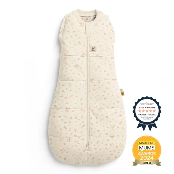 ERGOPOUCH Zavinovačka a vak na spanie 2v1 Cocoon Lullaby  0-3m, 3-6kg, 2,5tog
