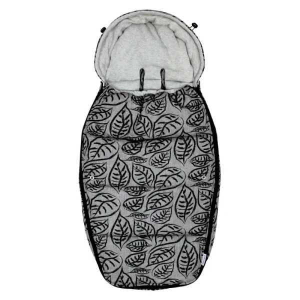 Dooky  Footmuff veľ. L GREY LEAVES DeLuxe