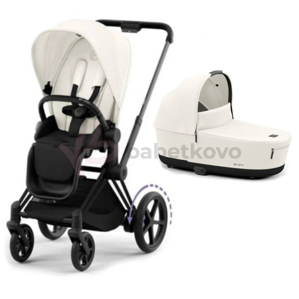 CYBEX E-PRIAM 2-kombinácia MATT BLACK Off White
