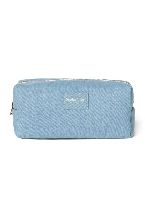 STUDIO NOOS - Denim POUCH - kabelka Blue Hearts