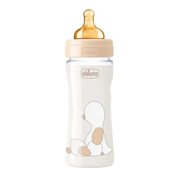 CHICCO Fľaša dojčenská Chicco Original Touch latex, 250ml - neutral