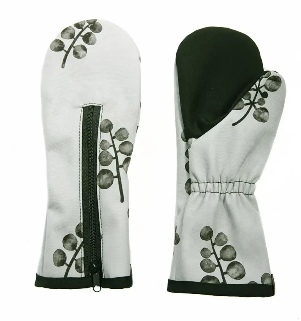 Emitex Detské rukavice Soft Grey Blooms