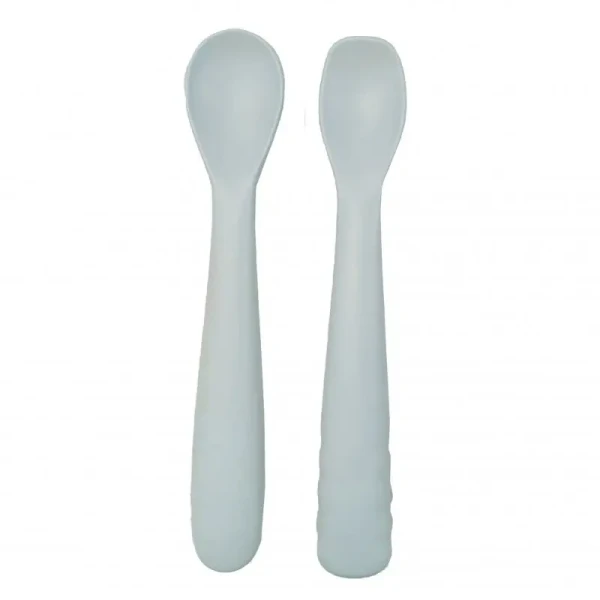 Bo Jungle Silikónové lyžičky B-Spoon Shape 2ks Grey