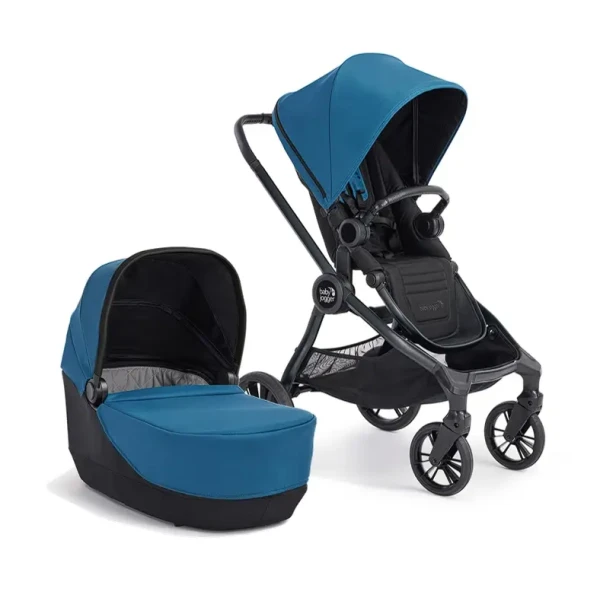 BabyJogger CITY SIGHTS 4WM akčná sada 2v1 (kočík+vanička)+madlo DEEP TEAL