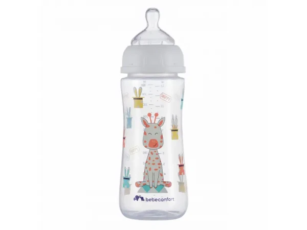 Bebeconfort Dojčenská fľaša Emotion 360ml 6m+ White