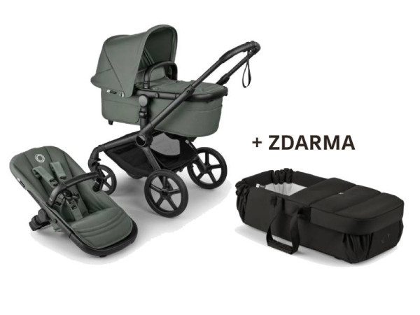 Bugaboo Fox 5 RENEW Kompletní set Black/Forest Green
