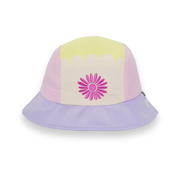 KiETLA FUN FLEUR klobúčik s UV ochranou - Flower Yellow 49-51 cm