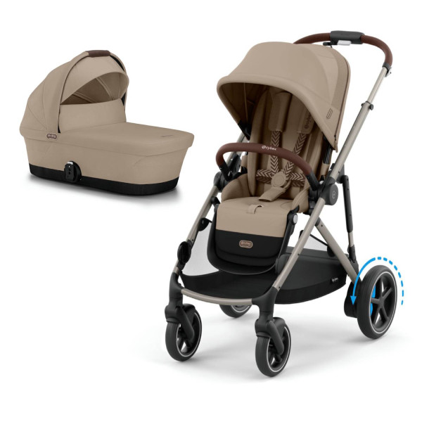 Cybex e-Gazelle S Kombinovaný kočík Almond Beige
