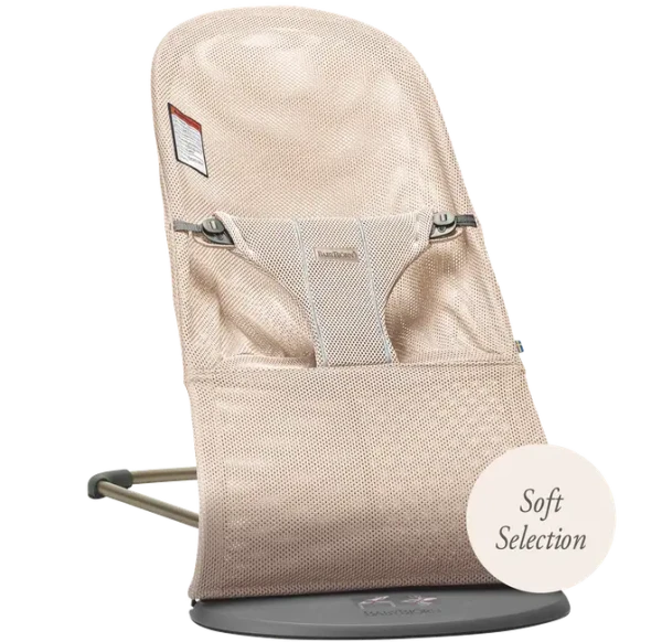 BABYBJORN Lehátko Babybjorn Bouncer Bliss Pearly Pink Mesh SOFT Collection