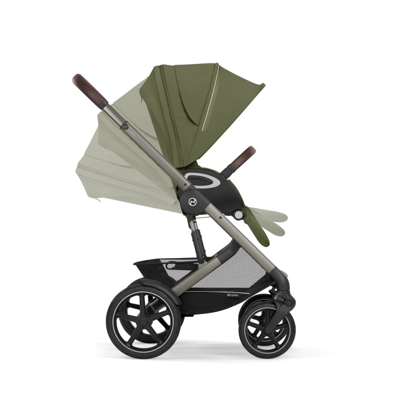 CYBEX TALOS S LUX Moss Green - taupe rám
