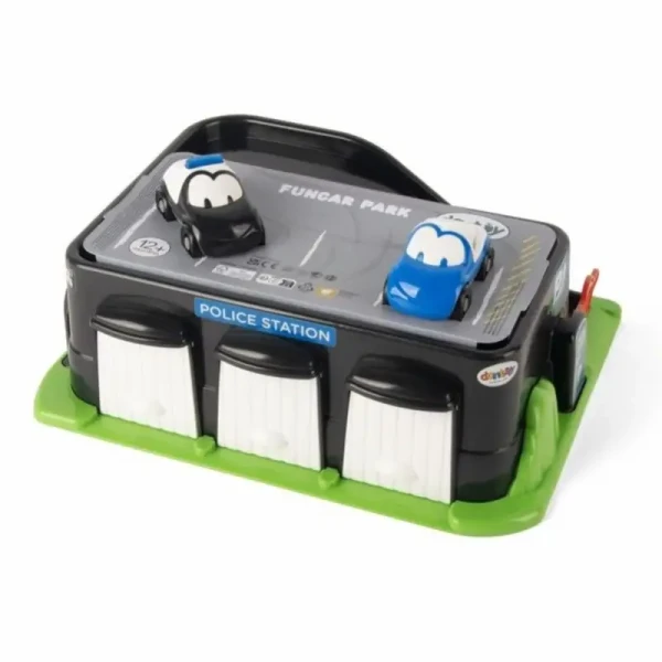 DANTOY Fun Cars policajná stanica s 2 autíčkami 3ks 12m+