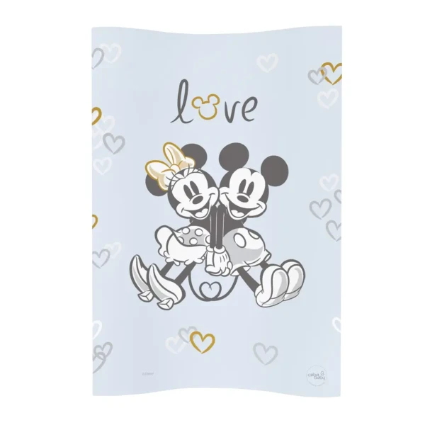 CEBA Podložka prebaľovacia mäkká COSY 50x70 Disney Minnie&Mickey Blue