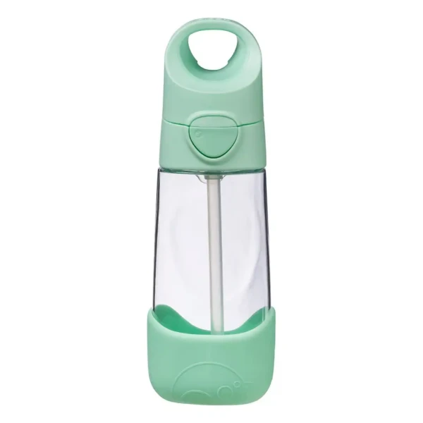 B.BOX Fľaša na pitie so slamkou 450 ml - spearmint