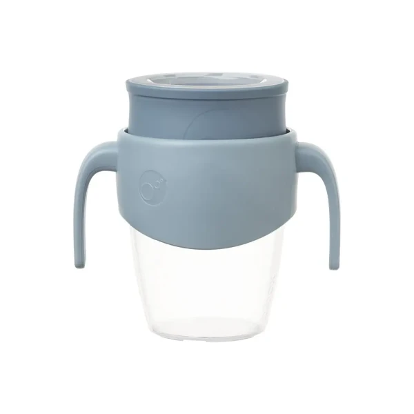 360° netekoucí učící hrneček 250 ml - modrý
