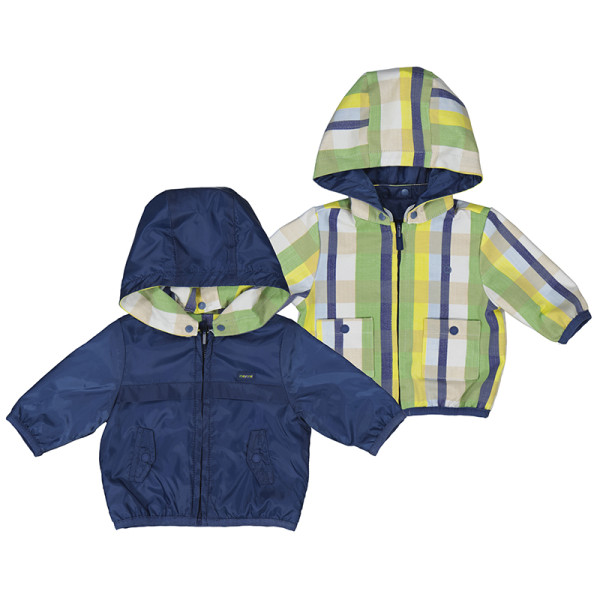 Mayoral Obojstranná vetrovka Layette Boy Cerulean 18M