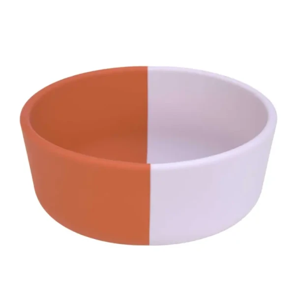 Lässig Miska Bowl Silicone Happy Rascals Heart lavender