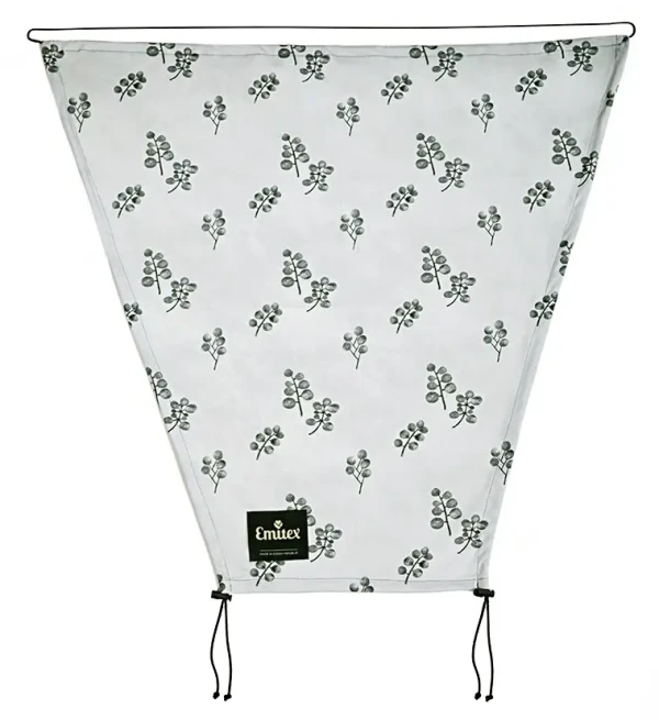 Emitex Slnečná clona Grey Blooms