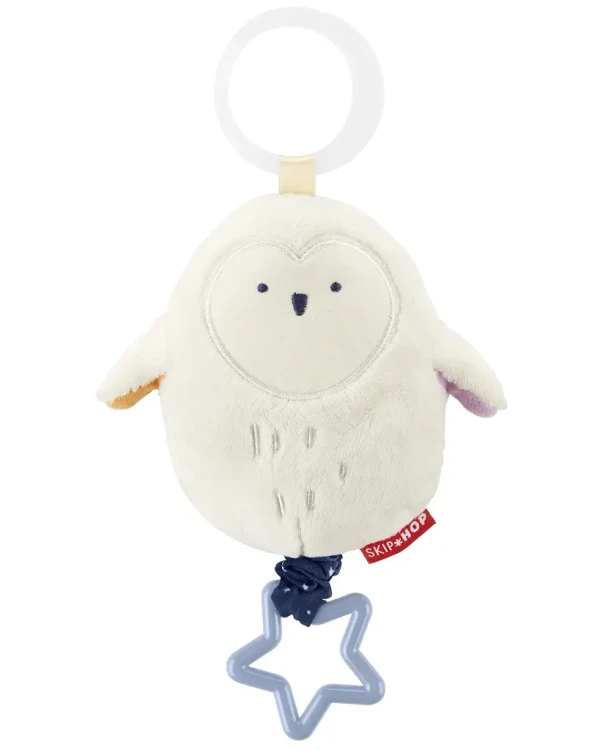 SKIP HOP Hračka na C krúžku vibrujúca Sova Celestial Dreams 0m+