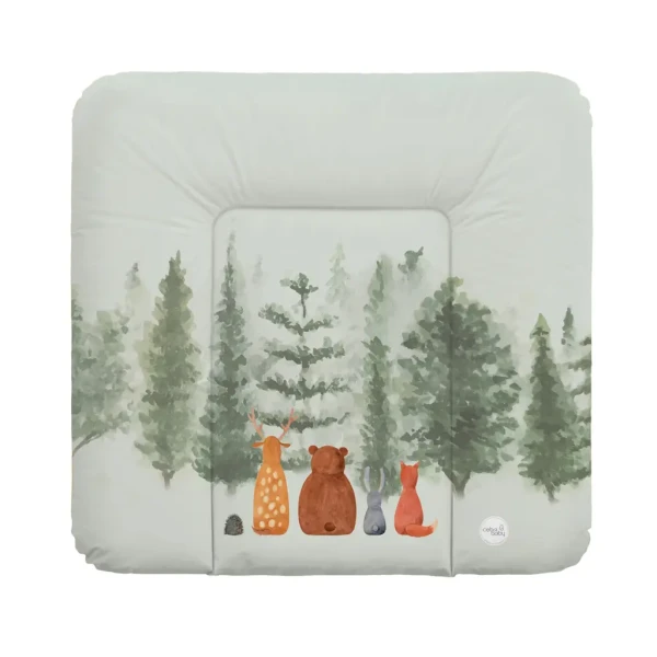 CEBA BABY Podložka prebaľovacia mäkká stredná (75x72) Basic Forest Companions