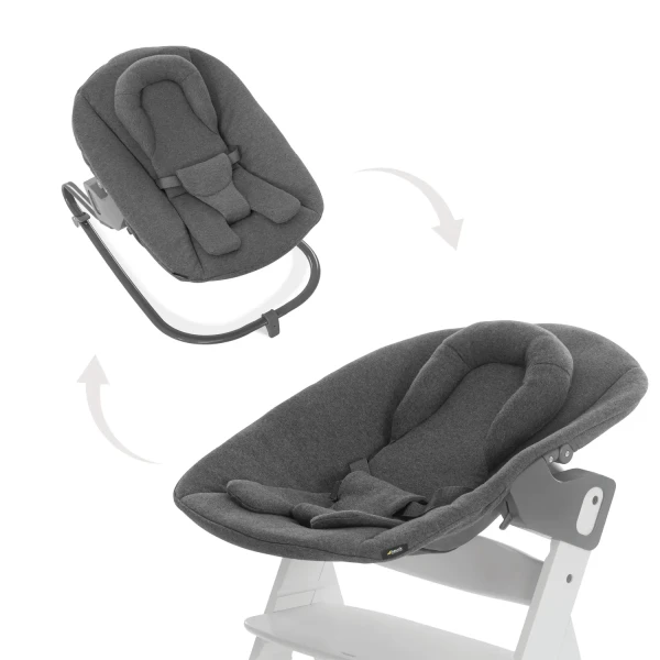 Hauck Kresielko Alpha Premium, jersey charcoal k stoličke Alpha +