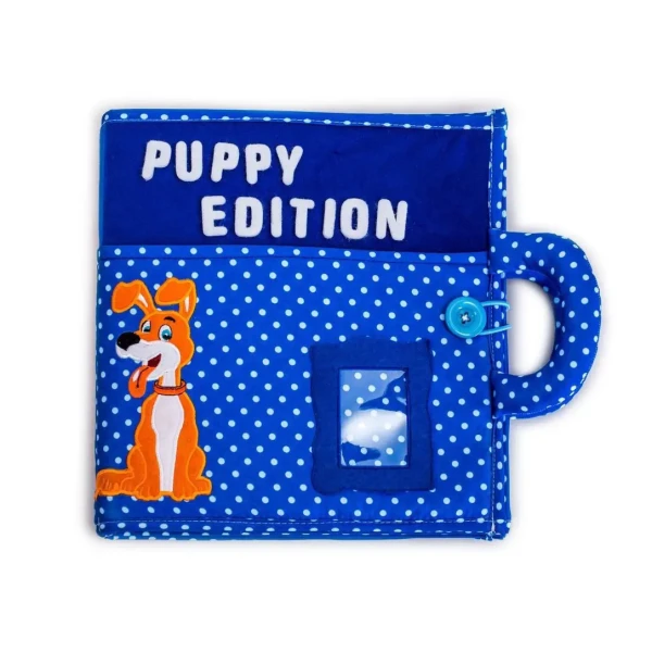 PIQIPI Interaktívna detská knižka Quiet Book, Dog