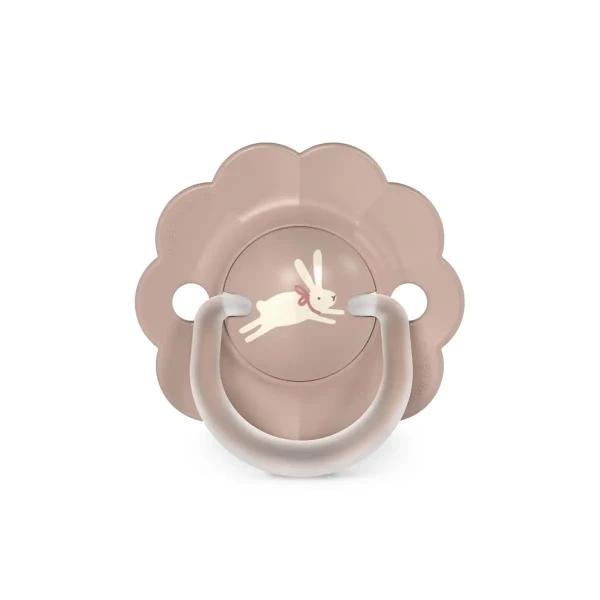 SUAVINEX Cumlík SX PRO fyziologický WONDERLAND NEW 0/6M - tmavoružový králik