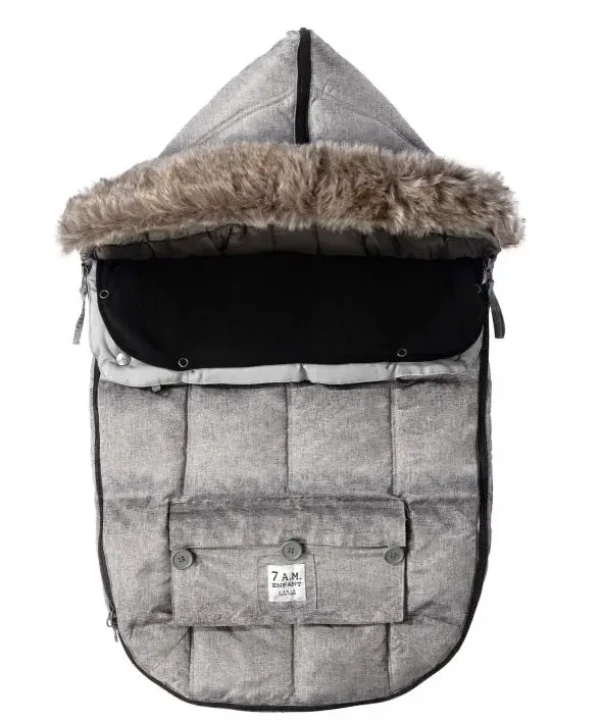 7 A.M. ENFANT Fusak Le Sac Igloo na autosedačku 6-18 mes. HEATHER GREY