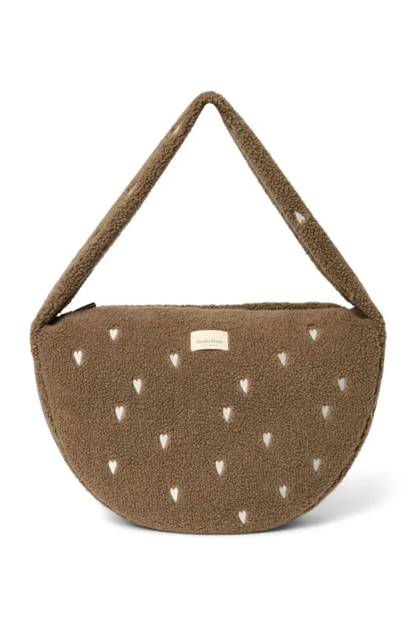 STUDIO NOOS - Teddy Cross Body Bag | Brown Hearts