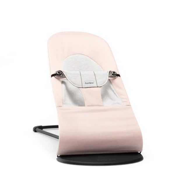 BABYBJORN Lehátko Balance Soft Light Pink /Grey cotton Jersey