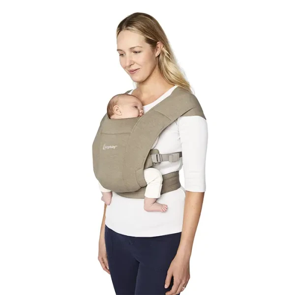 ERGOBABY Nosič EMBRACE - SOFT KNIT - SOFT OLIVE