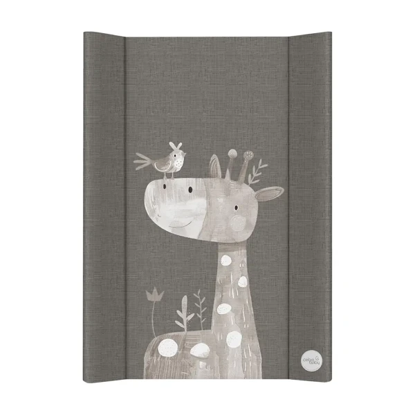 CEBA BABY Podložka prebaľovacia 2-hranná s pevnou doskou (50x70) Ultra Light Friendly Giraffe