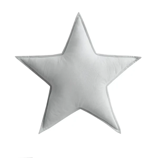 LevinFelin Vankúš hviezda - svetlosivá