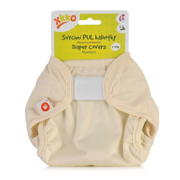 XKKO Vrchné plienkové nohavičky Newborn - Pastel Yellow