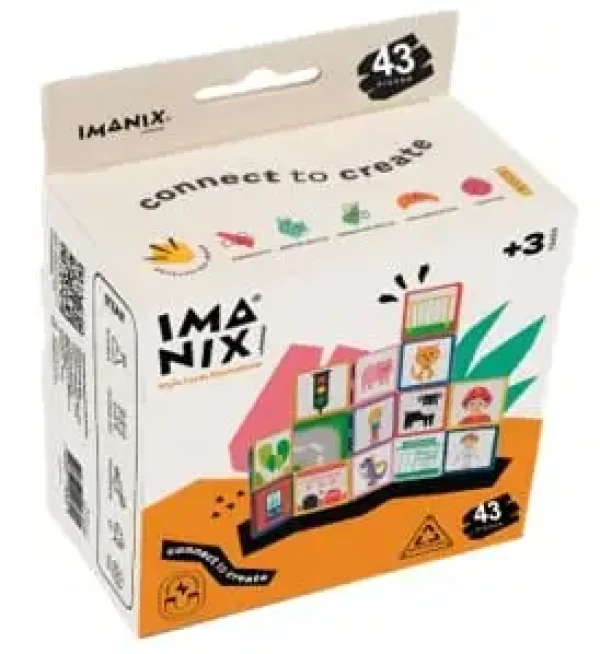 IMANIX MAGNETICKÁ STAVEBNICA STYLE CARDS - ILUSTRÁCIE