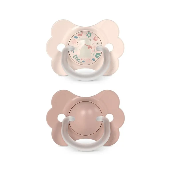 SUAVINEX Cumlík SX PRO fyziologický 2 KS WONDERLAND NEW 0/6m - ružový králik + ružový