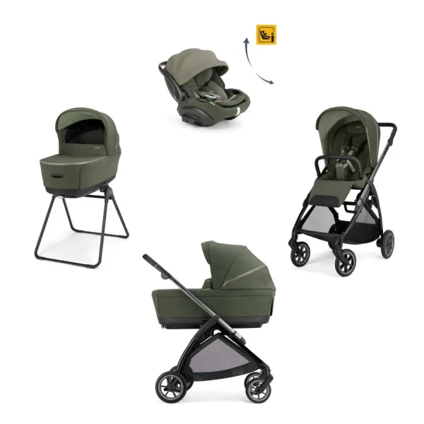 Inglesina Kočík Electa Darwin Recline Evo 4v1 2026 Loft Green