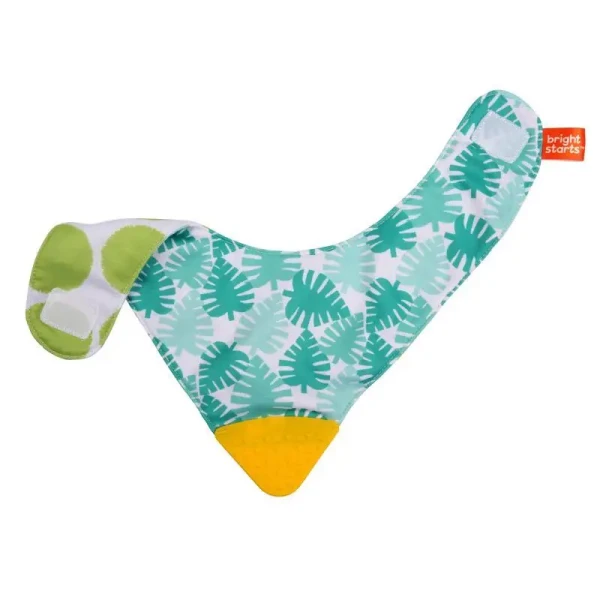 BRIGHT STARTS Slintáčik s hryzačkou Drool&Teethe 3m+