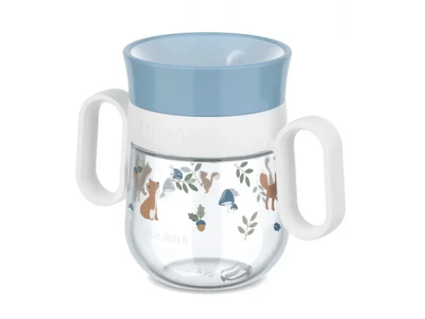 Little Dutch Hrnček trénovací 360 ° 200 ml 6m + Forest Friends