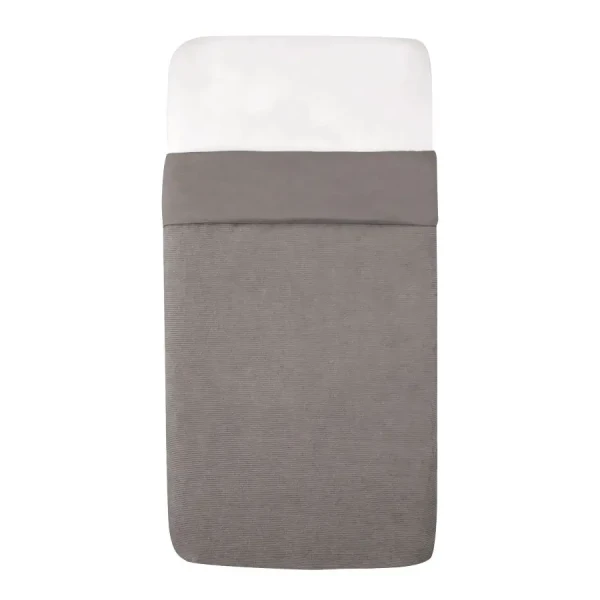 Witlof for kids deka Tuck-inn (TOG 1,8) 60 x 120 cm Warm Grey velvet rib
