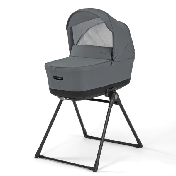 Inglesina Aptica 2024 Hlboký kočík Union Grey s podvozkom + standup