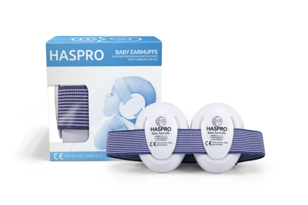 Haspro Hearing Protection BABY slúchadlá na uši, 0m+, modrá