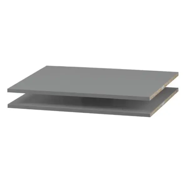 Faktum Poličky 2 ks k trojdielnej skrini Colette Grey Wardrobe XL